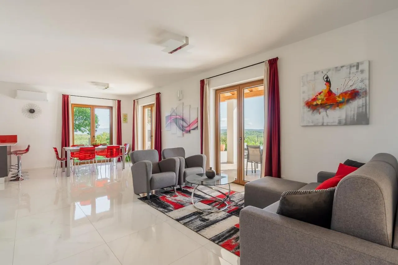 Villa Atop The Village With Stunning View Vizinada